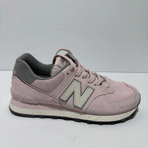 New Balance Women’s 574 Classic Pink Sneakers, Size 8 M